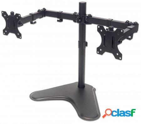 Manhattan Soporte de Mesa para 2 Monitores 13" - 32", 8Kg,