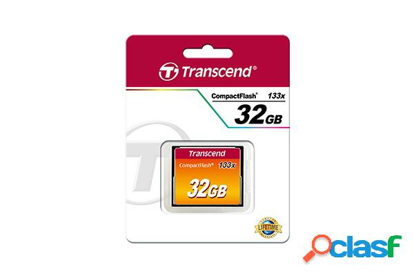 Memoria Flash Transcend, 32GB CompactFlash MLC