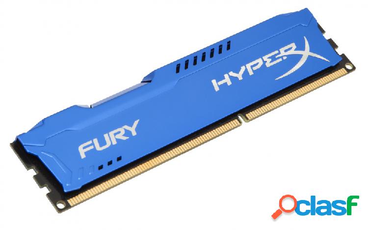 Memoria RAM HyperX FURY Blue DDR3, 1333MHz, 4GB, Non-ECC,
