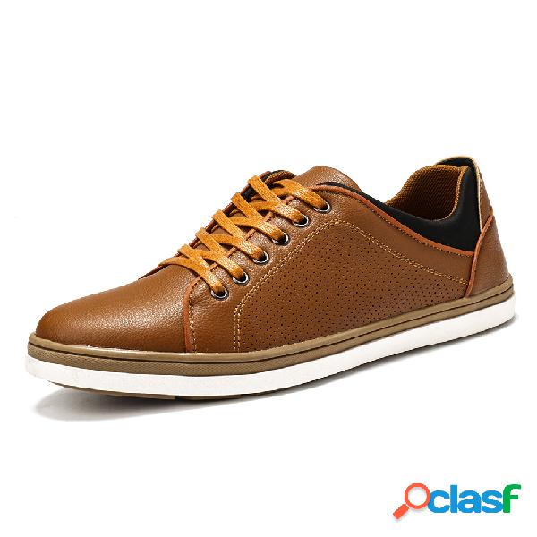 Menico Hombres Microfibra transpirable Soft Zapatos casuales