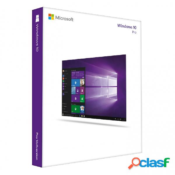 Microsoft Windows 10 Pro, 32/64-bit, 1 PC, Plurilingüe