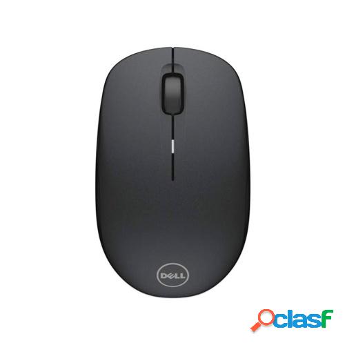 Mouse Dell Óptico WM126, Inalámbrico, USB, 1000DPI, Negro