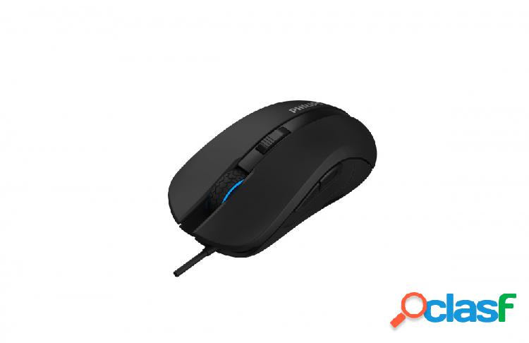 Mouse Gamer Philips Óptico Momentum G313, Alámbrico, USB,