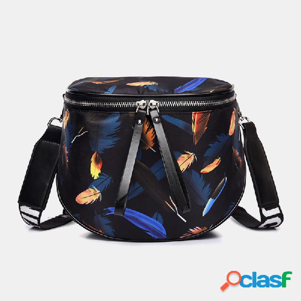 Mujer Hombro de personaje Bolsa Crossbody estampado de