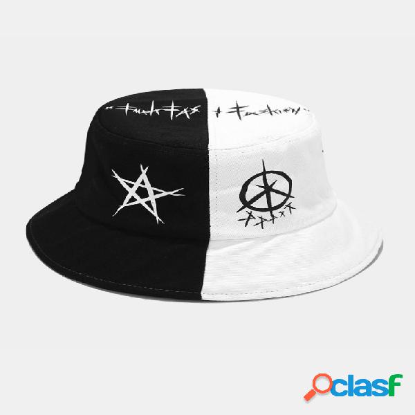 Mujeres y hombres Graffiti Bucket Sombrero Street Trend Hip