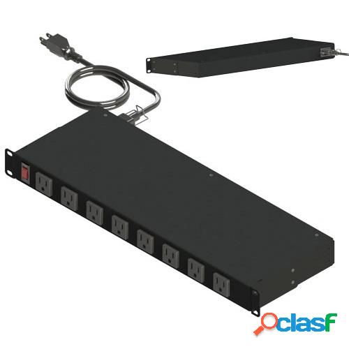 NCS Jaguar PDU para Rack 1U, 15A, 8x NEMA 5 - 15R