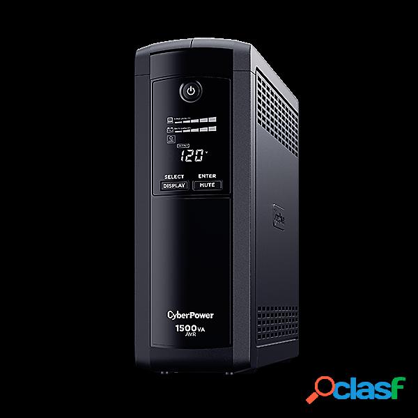 No Break CyberPower CP1500AVRLCD, 900W, 1500VA, 12 Contactos