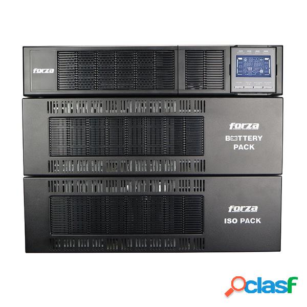 No Break Forza Power FDC-106KMR-ISO En Linea, 6000W, 6000VA,