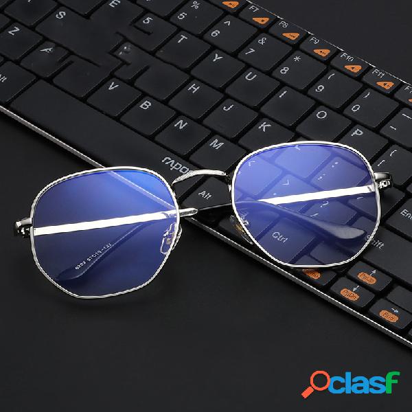 Nuevos anteojos antirrayos azules Gafas ópticas grandes del