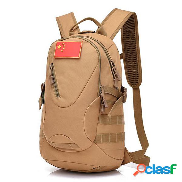 Nylon 20L gran capacidad al aire libre viaje librar mochila