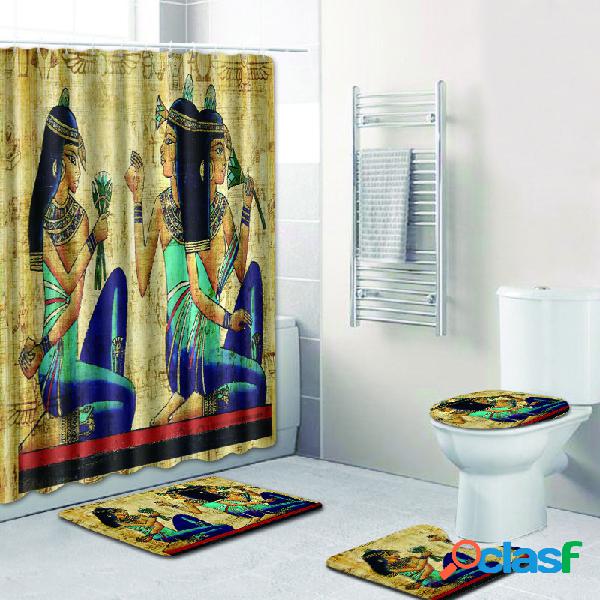Papiro Egipcio Ducha Cortinas Esteras Étnico Antiguo Egipto