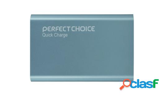 Perfect Choice Cargador USB PC-240693, 5V, 6x USB 2.0, Azul