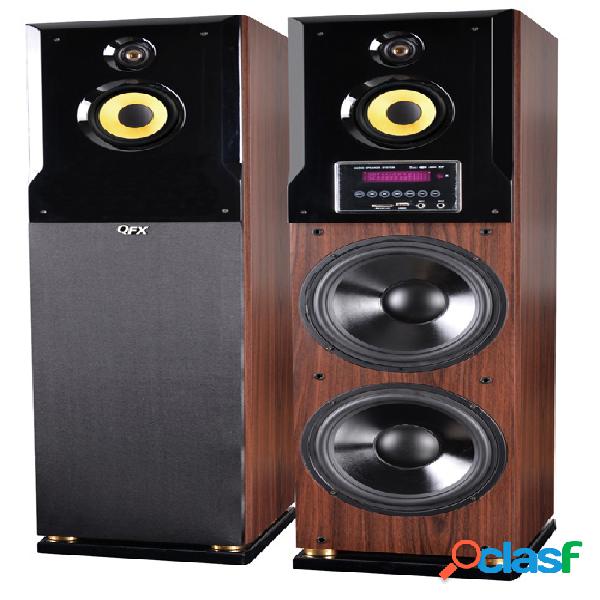 QFX Bocinas Tipo Torre BT-9500, Bluetooth, Inalámbrico,