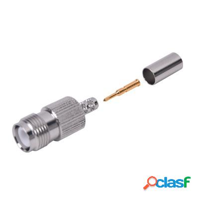 RF Industries Conector Coaxial TNC Hembra, Metálico