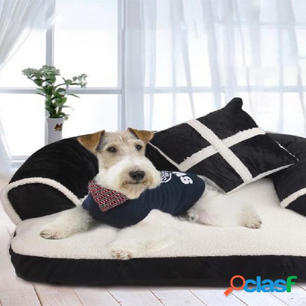 Sofá cama de lujo para mascotas de 3 colores estilo europeo
