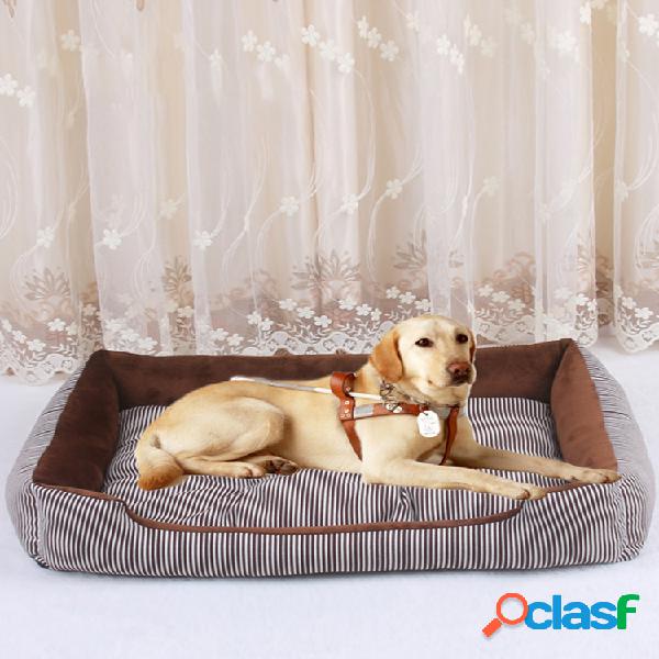 Sofá cama para mascotas de terciopelo de cristal de 4