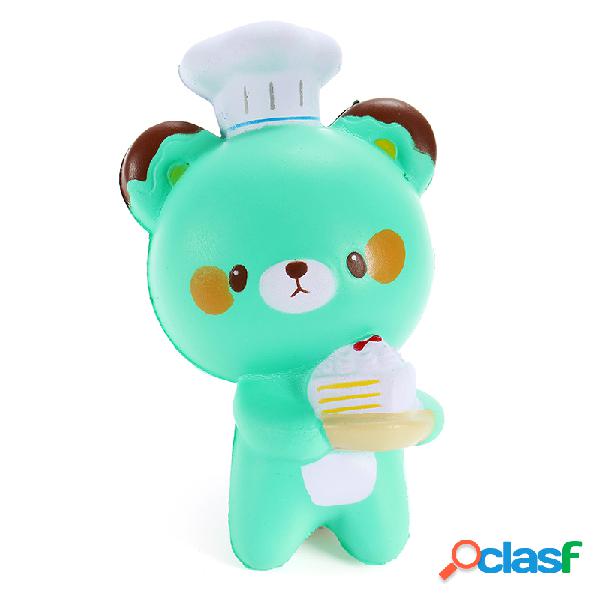 Squishy Oso Baker Chef Jumbo 14cm Lento Levantamiento