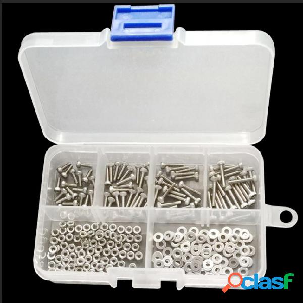 Suleve ™ M2SH1 240Pcs M2 Tornillo de cabeza hexagonal