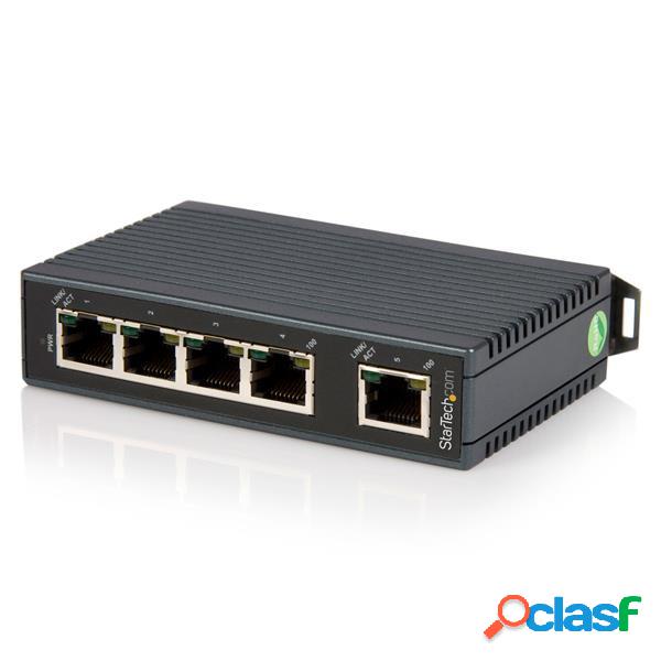 Switch StarTech.com Fast Ethernet IES5102, 5 Puertos
