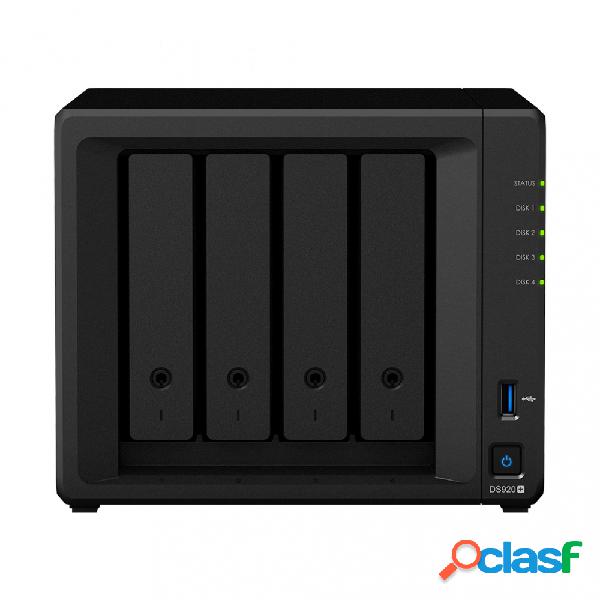 Synology DiskStation NAS de 4 Bahías, máx. 64TB, Intel