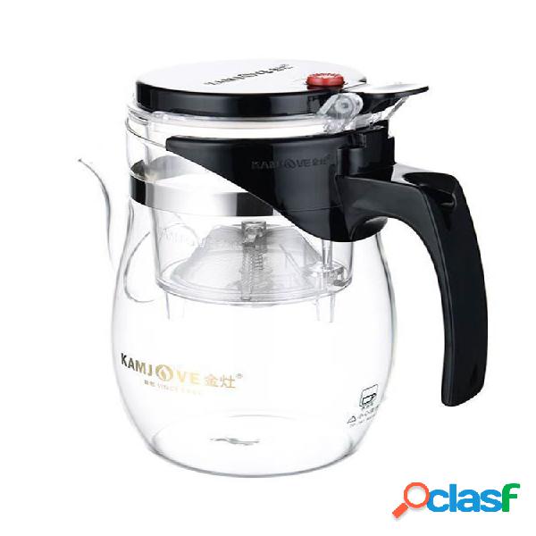 Tetera de vidrio Kungfu resistente al calor de 600ML Teasets