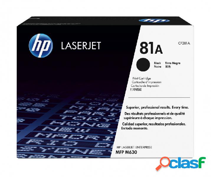 Tóner HP 81A Negro, 10.500 Páginas