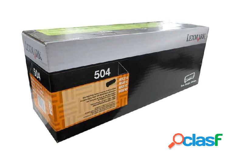 Tóner Lexmark Programa Retorno 50F4000 Negro, 1500 Páginas