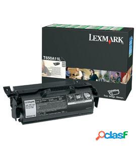 Tóner Lexmark T650A11L Negro, 7000 Páginas