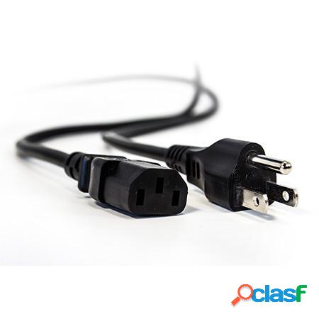 Vorago Cable de Poder NEMA 5-15P Macho - C13 Acoplador