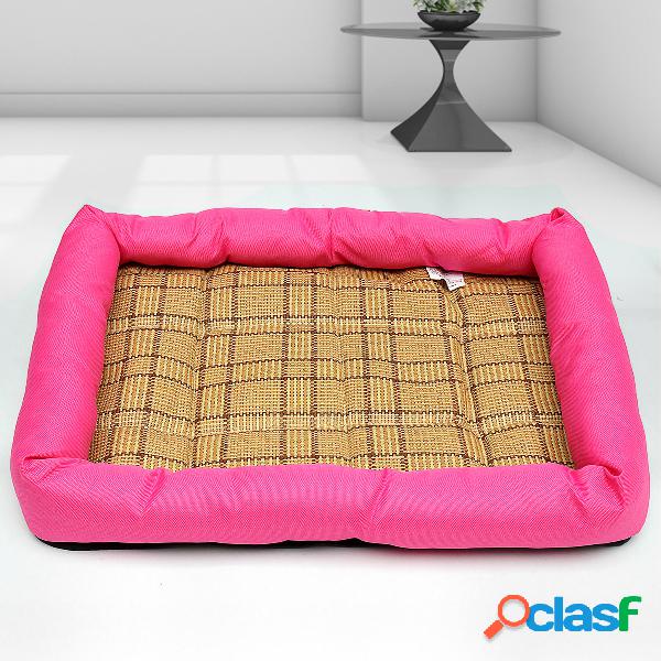 XL Pet Dog Cat Bed Puppy Cojín House Soft Cooling Kennel