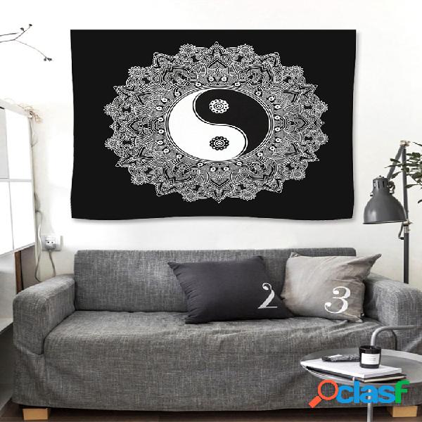 YingYang Mandala tapiz colgante de pared indio hippie