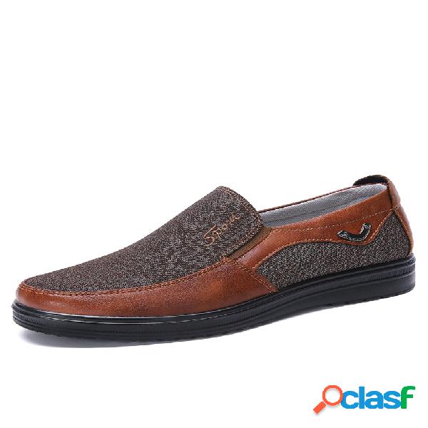 Zapatos casuales estilo viejo pekín de tela de talla grande