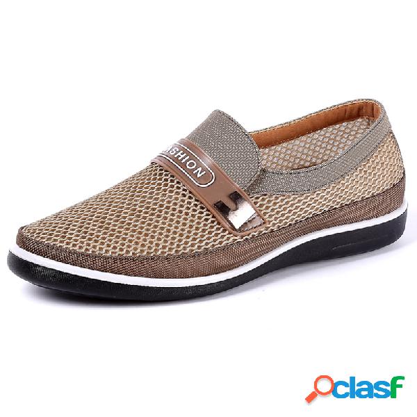 Zapatos casuales transpirables antideslizantes slip on para