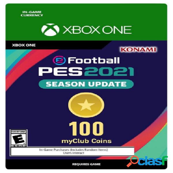 eFootball PES 2021 Season Update, Myclub Coin 100, Xbox