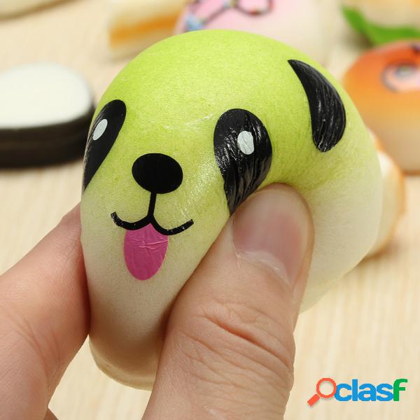 10 piezas Kawaii Squishy Soft juguete Sushi Panda Bollos de