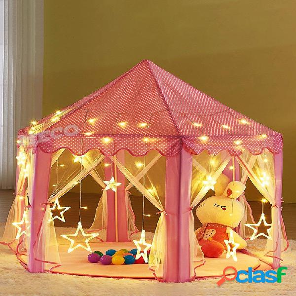 12 luces de estrella Princess Castle Play House al aire