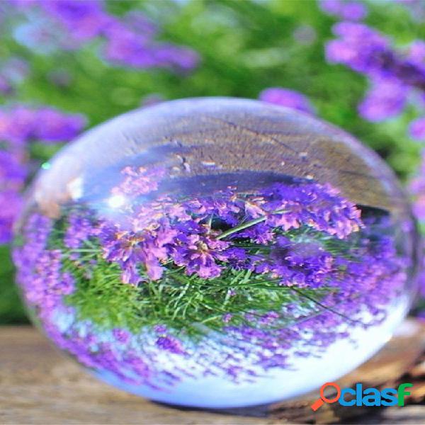 120mm Bola de cristal transparente Esfera de cristal Bola