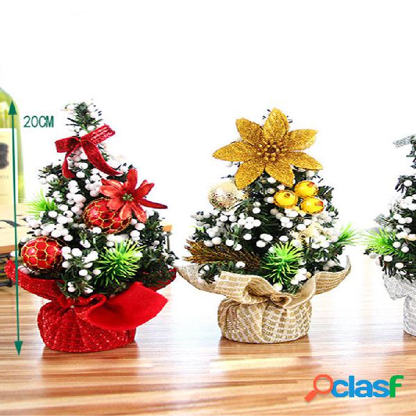 20cm Mini árbol de Navidad Flor Decoración de mesa