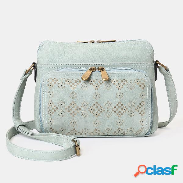 Ahueca hacia fuera la flor sólida ligera Diseño Crossbody