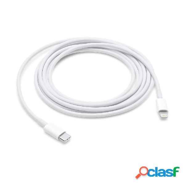Apple Cable de Carga Lightning Macho - USB-C Macho, 2