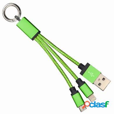BRobotix Cable de Carga Llavero USB A Macho -