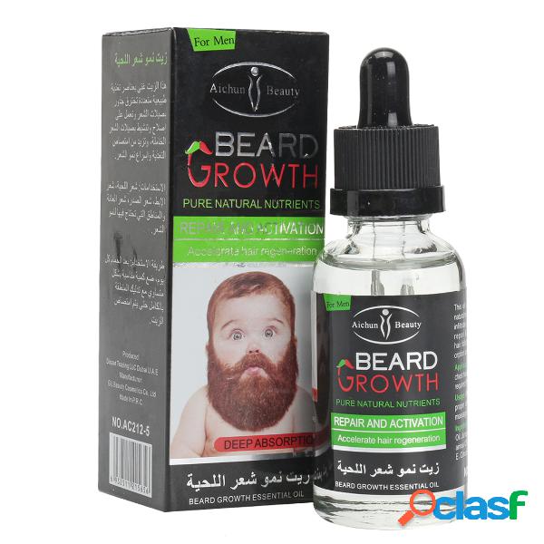 Barba orgánica natural Oil Cera de bálsamo Cabello