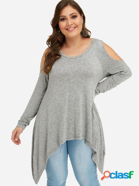 Blusa Tallas Grandes Hombro Frío