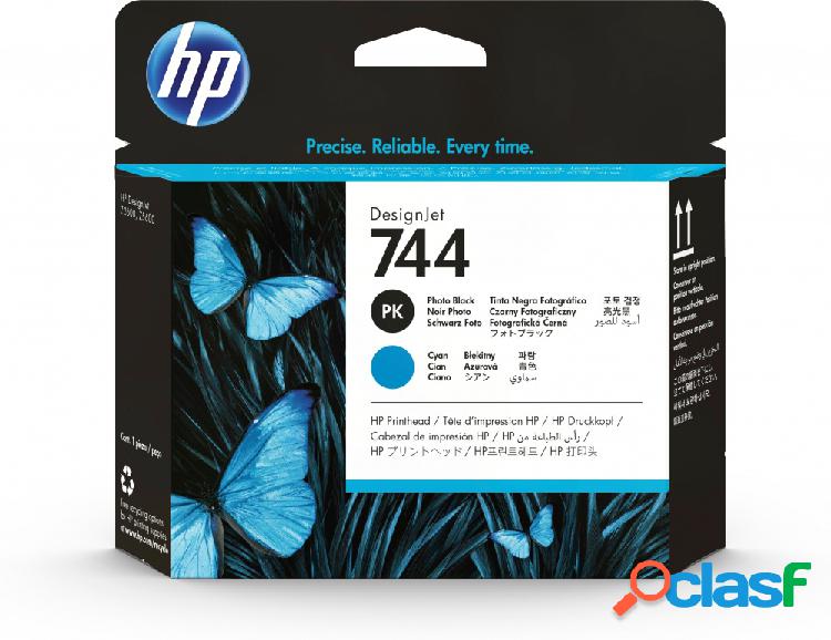 Cabezal HP 744 Negro Fotográfico/Cyan