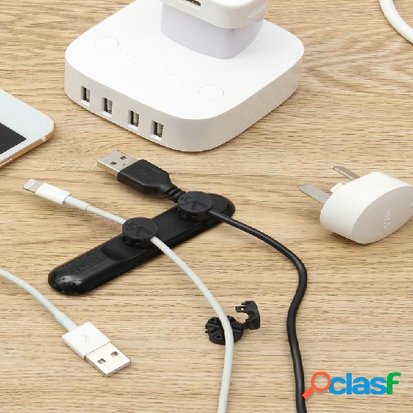 Cable de datos Organizador Clips magnéticos para cables
