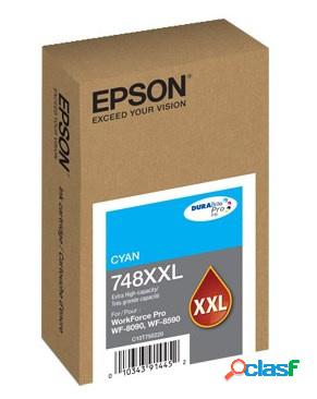 Cartucho Epson 748XXL Cyan, 7000 Páginas