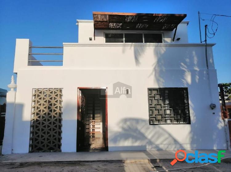 Casa sola en renta en Chelem, Progreso, Yucatán