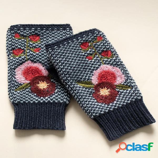 Casual Knit Guantes Calentadores de manos