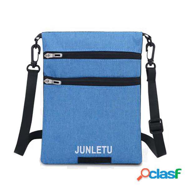 Casual Nylon Solid Crossbody Bolsa Hombro de ocio Bolsa