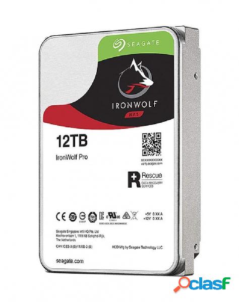 Disco Duro para NAS Seagate IronWolf Pro 3.5", 12TB, SATA